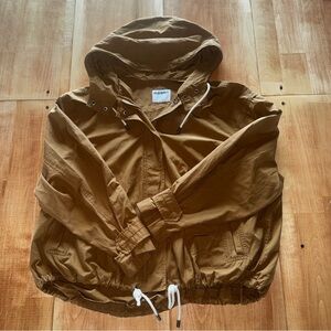 Old Navy Tan Jacket with Snap‎ Buttons and Zipper